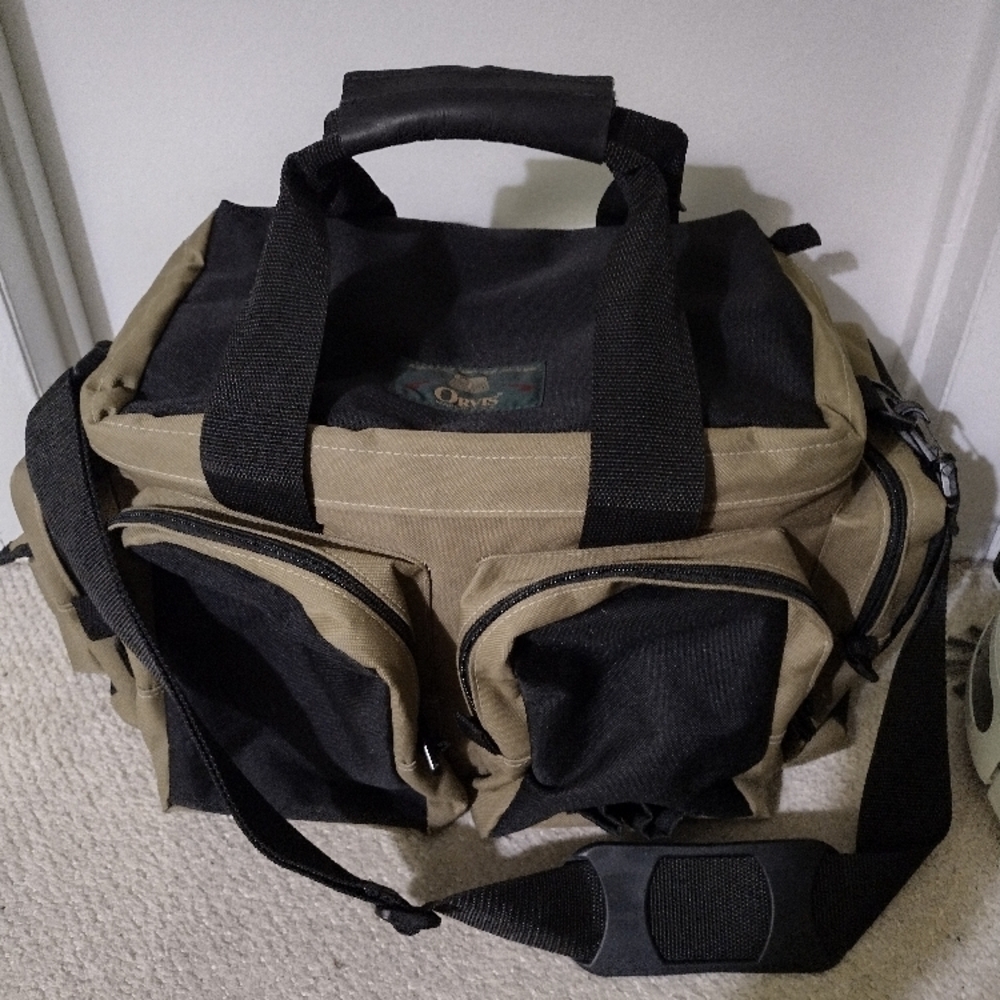 Orvis Black and Khaki Camera Bag
